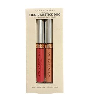 ANASTASIA BEVERLY HILLS LIQUID LIPSTICK DUO “Kathryn/Stripped” NIB